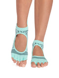 Toesox Socks ToeSox Bellarina Tec Half Toe Women's Yoga Socks