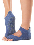 Toesox Womens Socks S / Navy ToeSox Bellarina Half Toe Grip Socks
