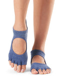 Toesox Womens Socks ToeSox Bellarina Half Toe Grip Socks