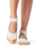 Toesox Womens Socks ToeSox Bellarina Half Toe Grip Socks