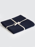 Yoga Studio Yoga Blanket Navy Blue Yoga Studio Organic Cotton Yoga Blanket