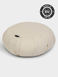 Yoga Studio Yoga Prop Ecru Yoga Studio European Organic Buckwheat Zafu Round Cushion