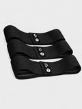 Yoga Studio Resistance Bands Yoga Studio Resistance Hip Bands - (Black) 3 Pack
