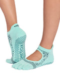 ToeSox Socks S / Aqua Marine ToeSox Bellarina Tec Full Toe Grip Socks