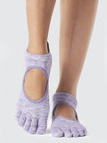 Toesox Womens Socks ToeSox Full Toe Bellarina Women's Yoga Socks