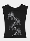 Emma Nissim Natural Organic Women's T-Shirt Top - Elephant Tuskers