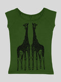 Emma Nissim Natural Organic Women's T-Shirt Top - Giraffes 