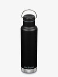 Klean Kanteen Water Bottle Black Klean Kanteen Vacuum Insulated 592ml Classic Bottle With Loop Cap