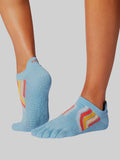 Toesox Womens Socks ToeSox Low Rise Full Toe Women's Yoga Socks