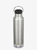 Klean Kanteen Water Bottle Brushed Stainless Klean Kanteen Vacuum Insulated 592ml Classic Bottle With Loop Cap