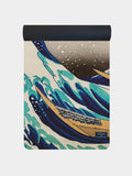 Yoga Studio Yoga Mat The Great Wave off Kanagawa Yoga Studio Vegan Suede Microfiber Yoga Mat 4mm