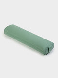 Yoga Studio Yoga Bolster Sage Green Yoga Studio GOTS Organic Cotton Pranayama Buckwheat Meditation Bolster