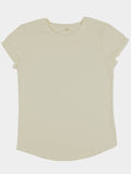 Yoga Studio Women's Organic Cotton Rolled Sleeve T-Shirt