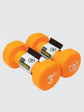 Yoga Mad Pair of 3Kg Neo Dumbbells - Orange