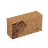 Yoga Studio Standard Size Cork Yoga Brick Twin Pack - Elephant 