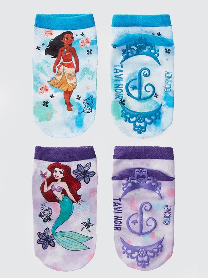 Tavi Noir Yoga Socks M Tavi Noir Disney Kids Grip 2 Pack Socks - Princess
