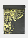 Yoga Studio Designed Grey Mat Yellow Elephant Yoga Mat 6mm