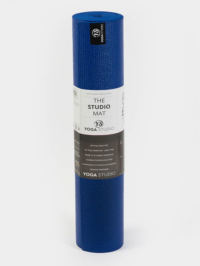 Yoga Studio Yoga Mat Yoga Studio 6mm Blue Yoga Mat With Custom Full Design