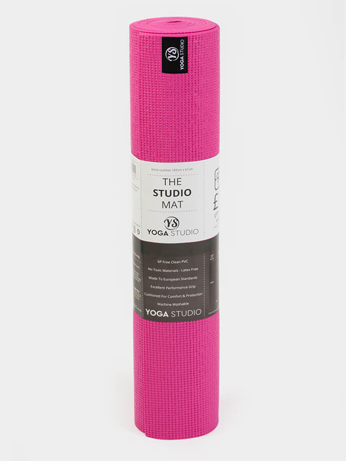 Yoga Studio Yoga Mat Yoga Studio 6mm Pink Yoga Mat With Custom Logo Design