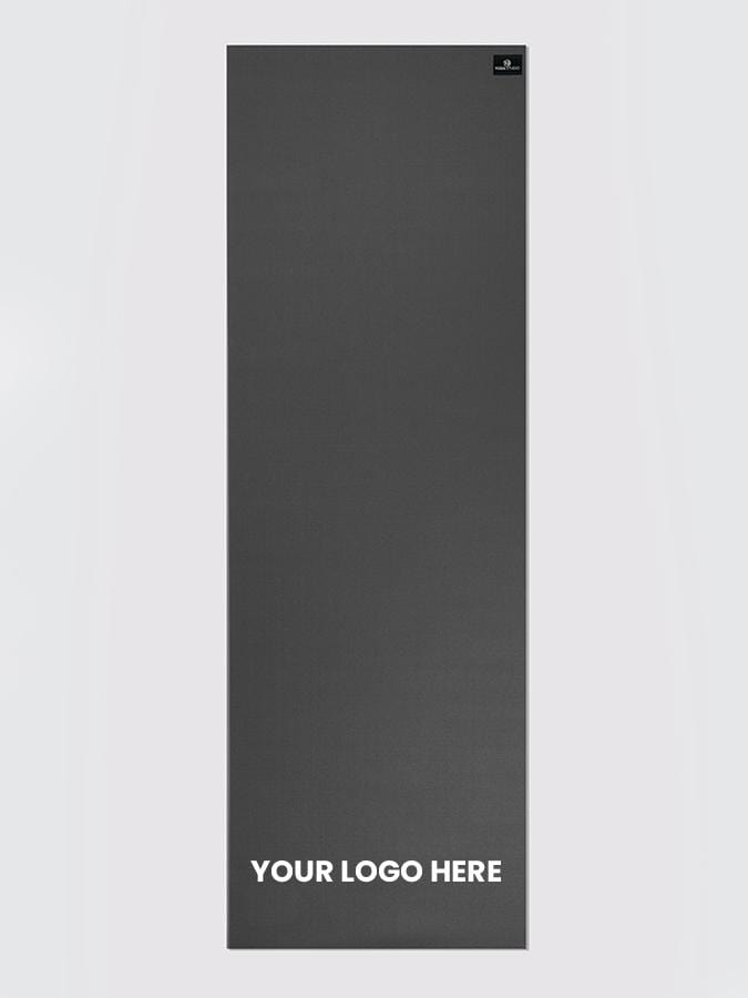 Yoga Studio Yoga Mat Bottom Yoga Studio 6mm Graphite Grey Yoga Mat With Custom Logo Design