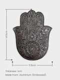 Namaste Hamsa Hand Embossed Incense Holder