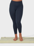 Manduka Womens Leggings XL Manduka Foundation Women's High Rise Yoga Leggings With Pocket - Navy