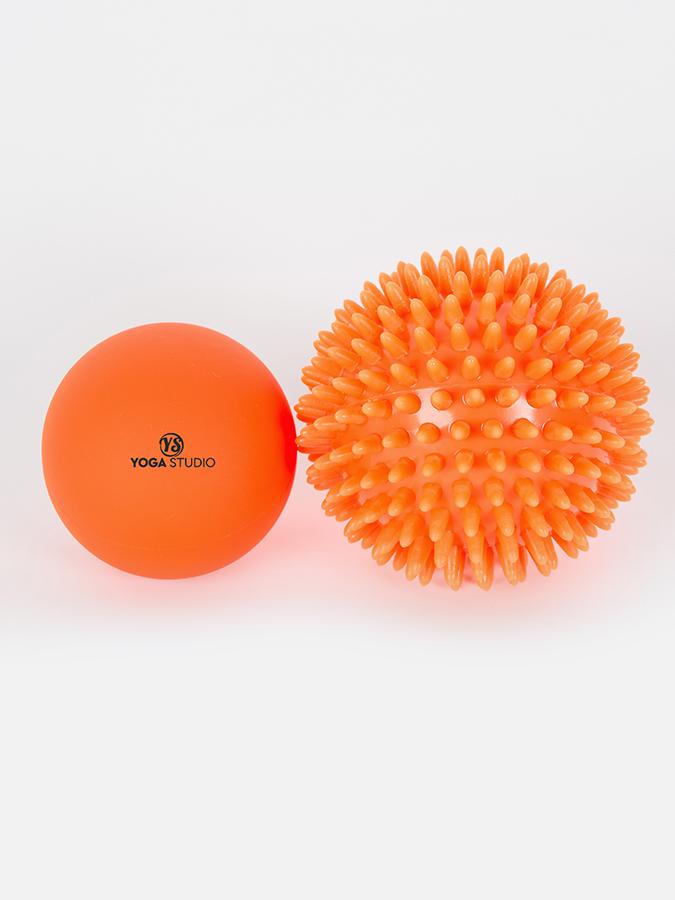 Yoga Studio Trigger Point Massage Ball and Spikey Ball Set