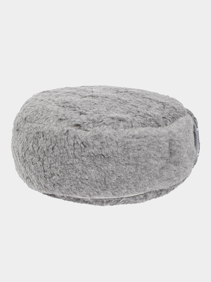 Manduka Cushion Grey Manduka Wool Meditation Cushion