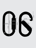 Yoga Studio Prodigy Auto Locking Steel Oval Carabiners