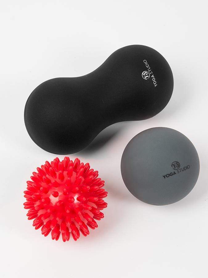 Yoga Studio Trigger Point Massage Ball - Peanut Ball and Spikey Ball Set