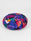 Yoga Studio Round Designed Organic Buckwheat  Cushion - Floral Collection