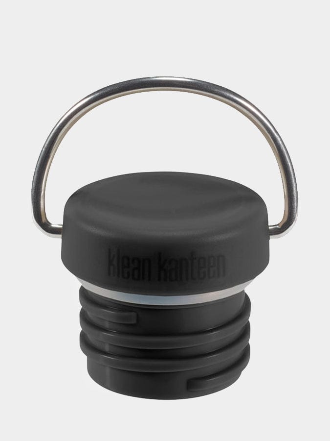 Klean Kanteen Water Bottle Cap Black Klean Kanteen Loop Cap With Bale