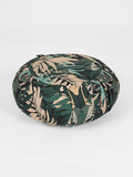 Yoga Studio Round Designed Organic Buckwheat  Cushion - Floral Collection