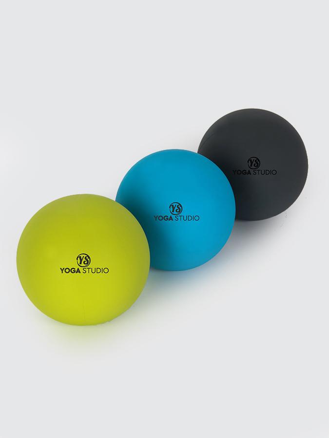 Yoga Studio Trigger Point Massage Balls Set Of 3 Grey - Green - Blue