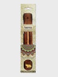 Namaste Karma Scents Brass Inlay Mango Wood Ash Holder Elephant