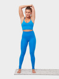 Manduka Womens Leggings Manduka Renew Women's High Rise Yoga Leggings With Pocket - Be Bold Blue