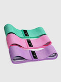 Yoga Studio Resistance Hip Bands - 3 Pack