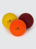 Yoga Studio Trigger Point Massage Balls Set Of 3 Red - Orange - Yellow