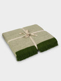 Yoga Studio Two Toned Cotton Yoga Blanket