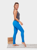 Manduka Womens Leggings Manduka Renew Women's High Rise Yoga Leggings With Pocket - Be Bold Blue