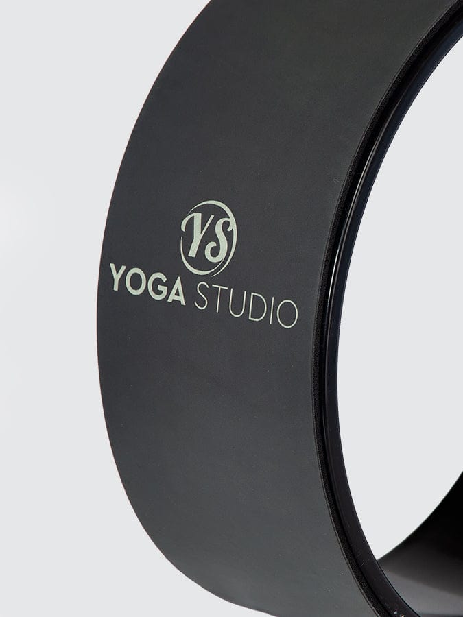 Yoga Studio Yoga Wheel Black Yoga Studio Elephant Grip PU Yoga Wheel