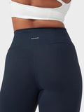 Manduka Womens Leggings Manduka Foundation Women's High Rise Yoga Leggings With Pocket - Navy
