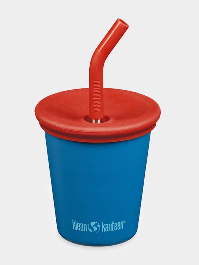 Klean Kanteen Cup Mykonos Blue Klean Kanteen Kid's Cup with Straw Lid 10oz (295ml)