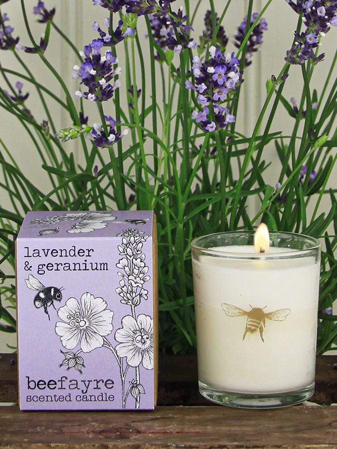 Beefayre Candle Beefayre Lavender & Geranium Votive 9cl Candle
